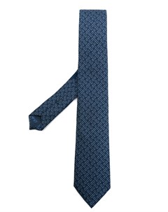 Шелковый галстук с жаккардовым узором Salvatore ferragamo