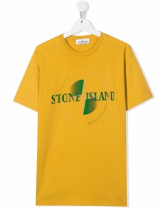 Футболка с логотипом Stone island junior