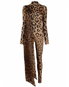 Комбинезон с леопардовым принтом Atu body couture