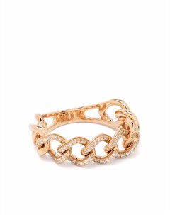 Кольцо из розового золота с бриллиантами Djula