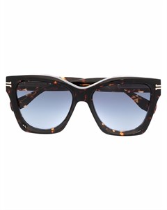 Солнцезащитные очки в квадратной оправе черепаховой расцветки Marc jacobs eyewear