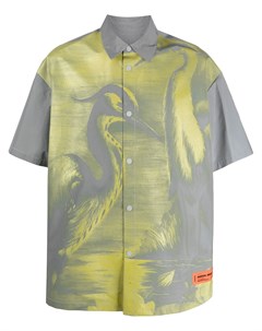 Рубашка с короткими рукавами и принтом Heron preston