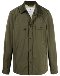 Куртка рубашка с контрастным воротником Woolrich