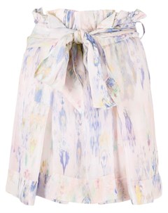 Короткая юбка с цветочным принтом и завязками Iro