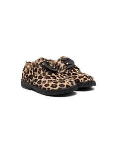 Туфли на шнуровке с леопардовым принтом Zecchino d’oro kids