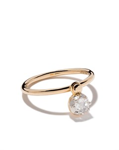 Золотое кольцо с бриллиантом Hum