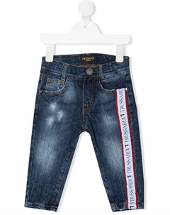 Прямые джинсы с логотипом Trussardi junior