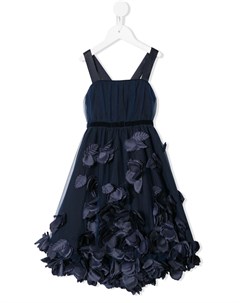 Платье с цветочной аппликацией Marchesa notte mini