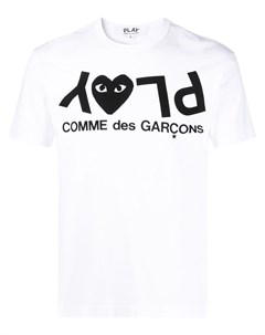 Футболка с логотипом Comme des garçons play