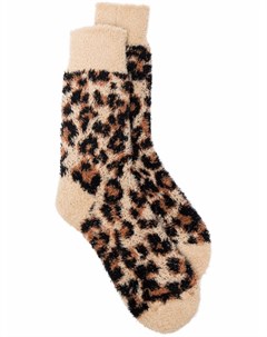 Носки с леопардовым принтом Balenciaga
