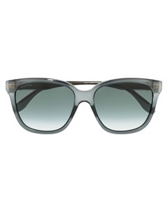Солнцезащитные очки в круглой оправе с эффектом градиента Gucci eyewear