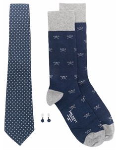 Комплект из галстука носков и запонок Hackett