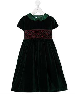 Платье с короткими рукавами и вышивкой Siola