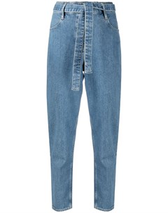 Зауженные джинсы с поясом 3x1