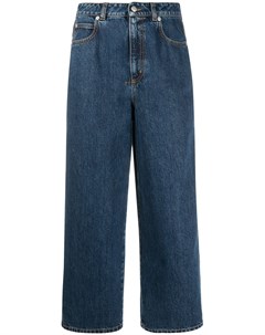 Укороченные джинсы широкого кроя Alexander mcqueen