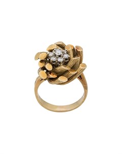 Кольцо Gubelin 1970 х годов из желтого золота с бриллиантами Katheleys vintage