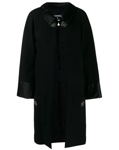 Пальто миди с пуговицами на воротнике Chanel pre-owned