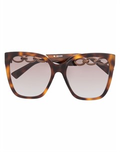 Солнцезащитные очки в оправе кошачий глаз Moschino eyewear