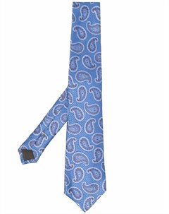 Жаккардовый галстук с узором пейсли Canali