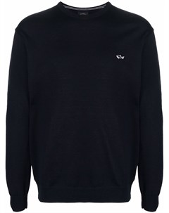 Шерстяной свитер с вышитым логотипом Paul & shark