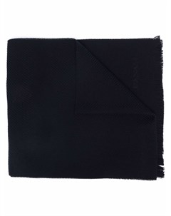 Фактурный шерстяной шарф Canali
