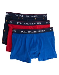 Комплект из трех пар боксеров с вышитым логотипом Polo ralph lauren