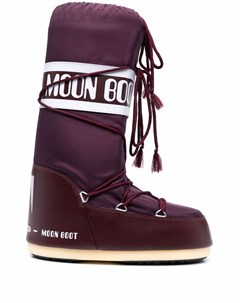 Дутые сапоги Icon Junior со шнуровкой Moon boot kids