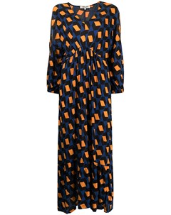 Платье макси Ebony с геометричным принтом Desmond & dempsey