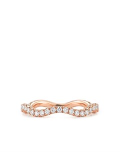 Кольцо Wave из розового золота с бриллиантами Kwiat