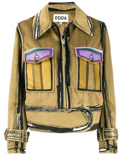 Куртка Claudia с абстрактным принтом Edda