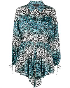 Шелковое платье Olive с леопардовым принтом Retrofete