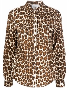 Рубашка с леопардовым принтом P.a.r.o.s.h.