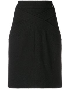 Облегающая юбка с перекрещивающимися деталями Chanel pre-owned