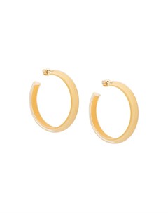 Золотые серьги кольца LOUcite среднего размера Alison lou