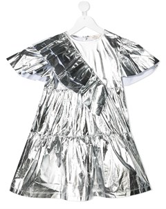 Платье асимметричного кроя с эффектом металлик Andorine