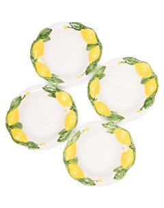 Набор Lemon из четырех тарелок 19 см Les-ottomans