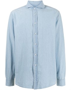 Джинсовая рубашка со срезанным воротником Polo ralph lauren