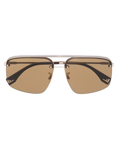 Солнцезащитные очки в прямоугольной оправе Fendi eyewear