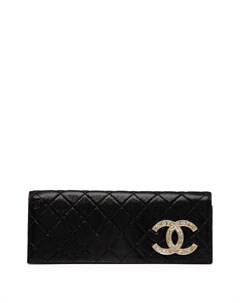 Стеганый клатч с логотипом CC Chanel pre-owned
