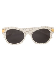 Солнцезащитные очки с декором Intrecciato Bottega veneta eyewear