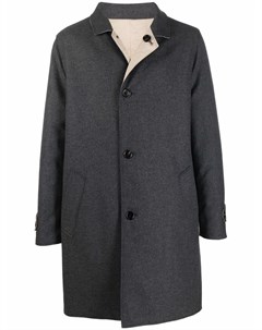 Однобортное пальто строгого кроя Brunello cucinelli