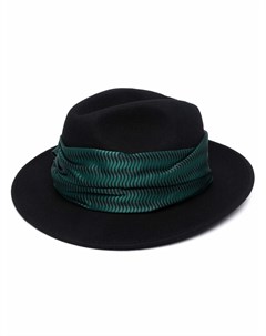 Шляпа федора с узором Emporio armani