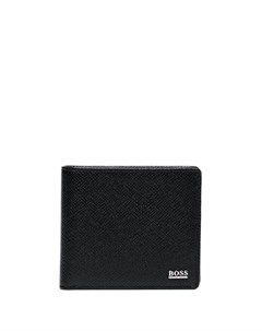 Фактурный бумажник с логотипом Boss