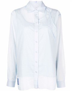 Прозрачная рубашка с длинными рукавами Mcq
