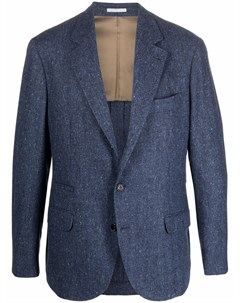 Однобортный пиджак строгого кроя Brunello cucinelli
