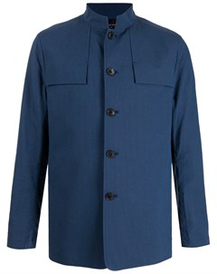 Полосатая куртка рубашка из сирсакера Shanghai tang