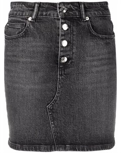 Джинсовая мини юбка с завышенной талией Iro