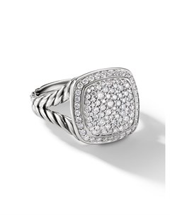 Серебряное кольцо Albion с бриллиантами David yurman