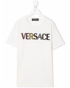 Футболка с логотипом Versace kids