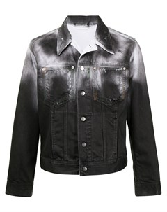Укороченная джинсовая куртка с эффектом краски Namacheko